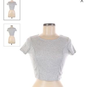 PacSun cropped short sleeve t shirt